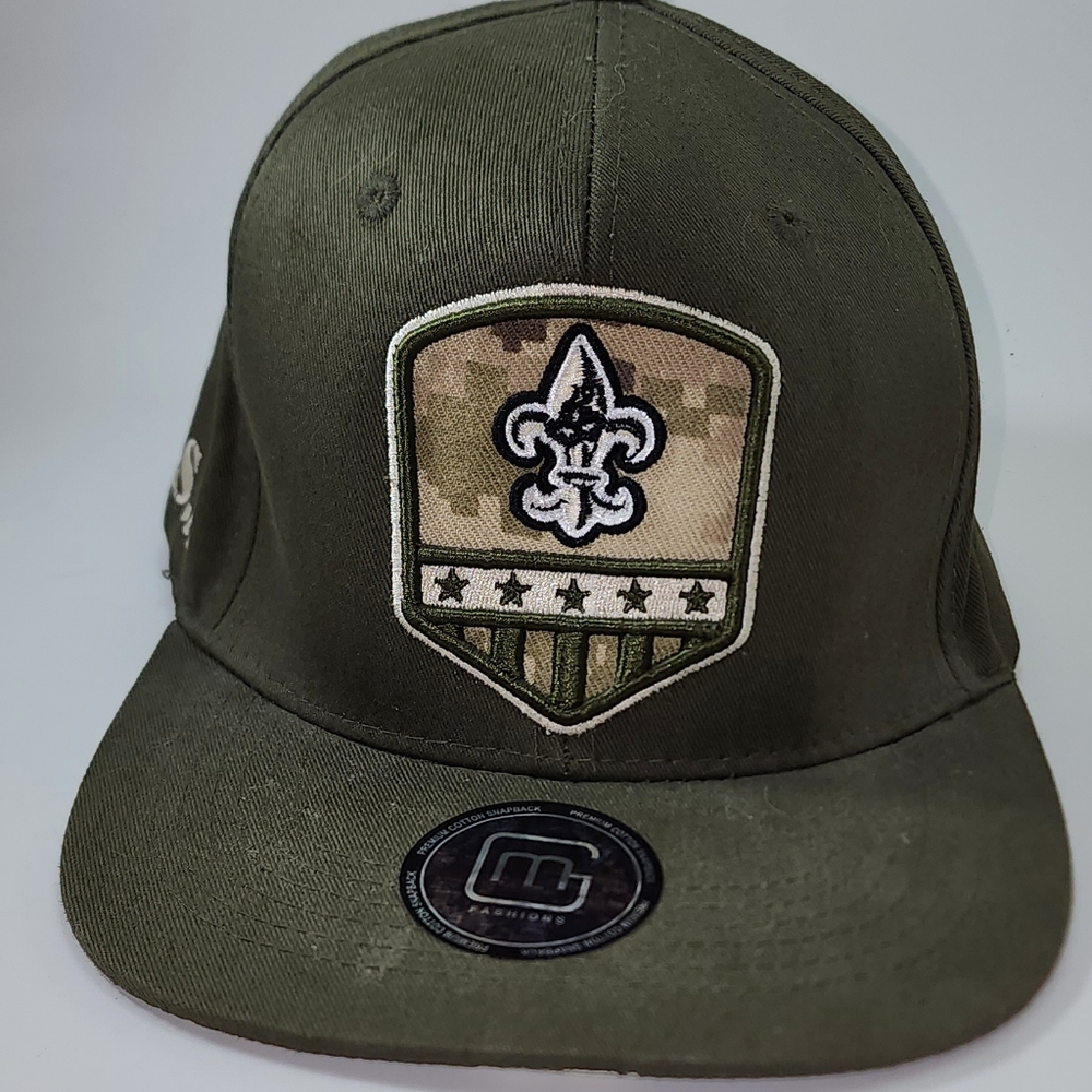 Men's New Era Olive New Orleans Saints 2019 Salute to Service Sideline 9FIFTY Sn